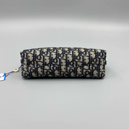 Dior Canvas Embroidered Clutch Bag