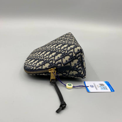 Dior Canvas Embroidered Clutch Bag