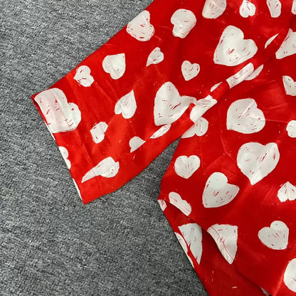 Balenciaga Heart Print Shirt FW22