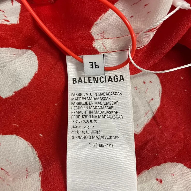 Balenciaga Heart Print Shirt FW22