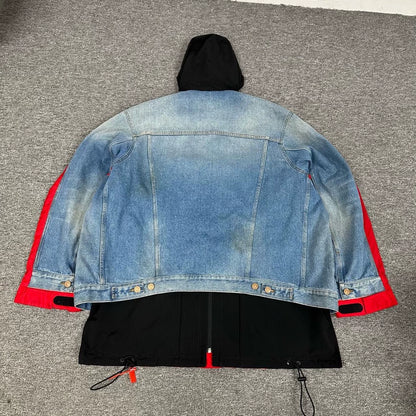 Balenciaga Dual Hook Patchwork Jacket