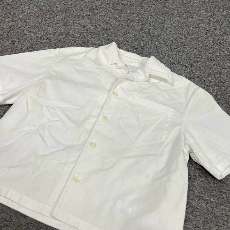 Prada Short Sleeve Shirt with Triangle Label