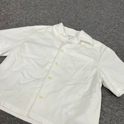 Prada Short Sleeve Shirt with Triangle Label