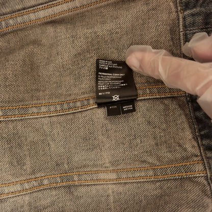 Amiri Snow Wolf Denim Jacket Size M