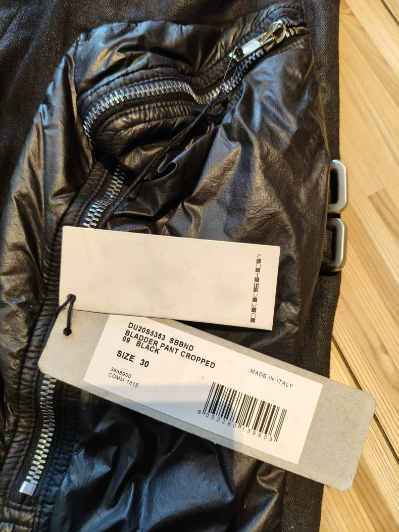 RickOwens 20SS Waxed Denim Cropped Pants