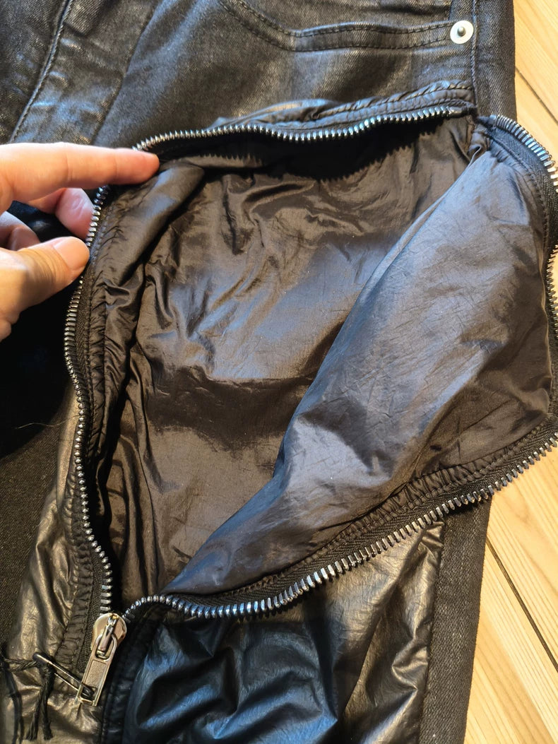 RickOwens 20SS Waxed Denim Cropped Pants