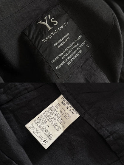 Yohji Yamamoto Y's 2011AW Minimalist Blazer
