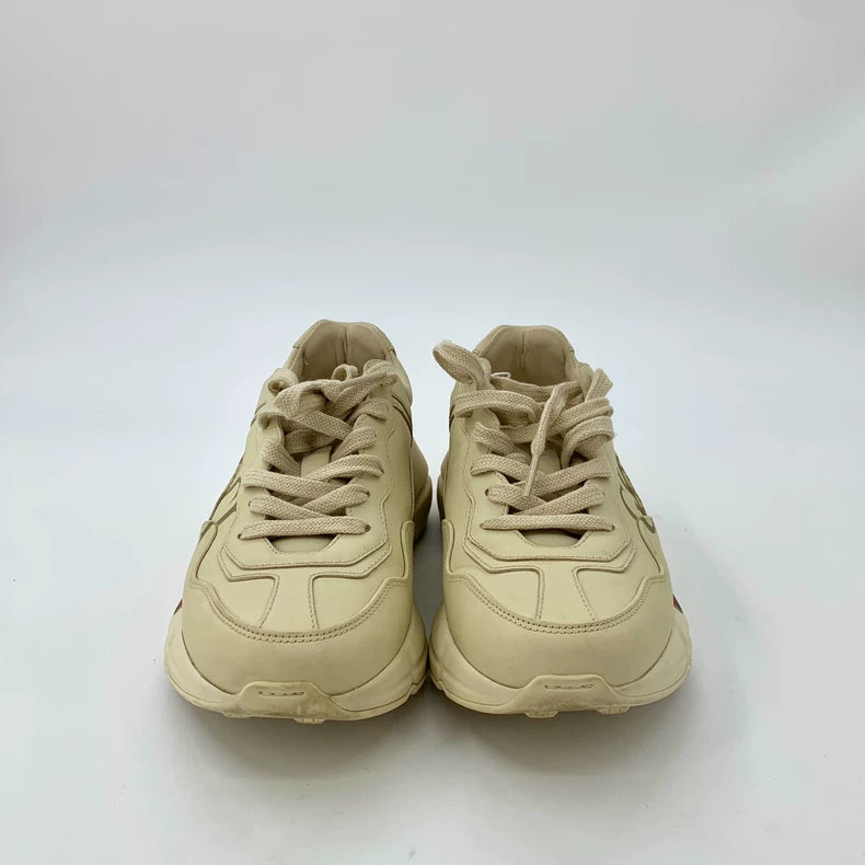 Gucci Rhyton Series Beige Logo Sneakers