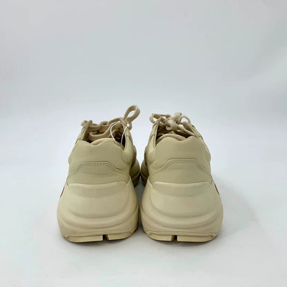 Gucci Rhyton Series Beige Logo Sneakers