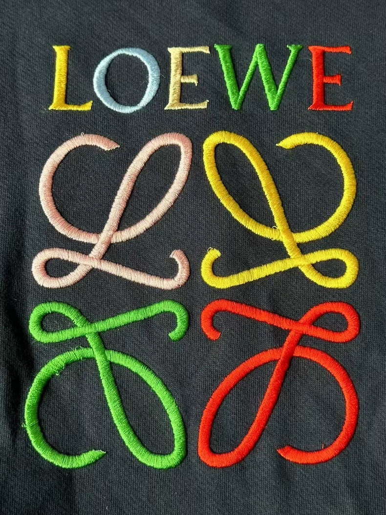 Loewe Embroidered Colorful Sweatshirt