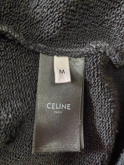 Celine Long Sleeve Baseball Jacket with Logo
