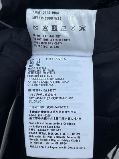 miumiu Black Velvet Backless Dress