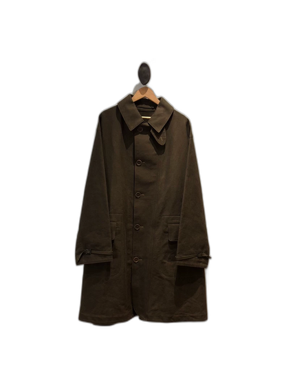 A.PRESSE Motorcycle Half Coat in Olive Green