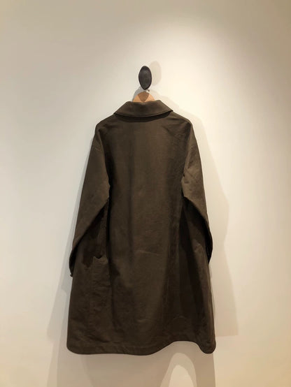 A.PRESSE Motorcycle Half Coat in Olive Green