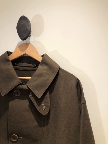 A.PRESSE Motorcycle Half Coat in Olive Green