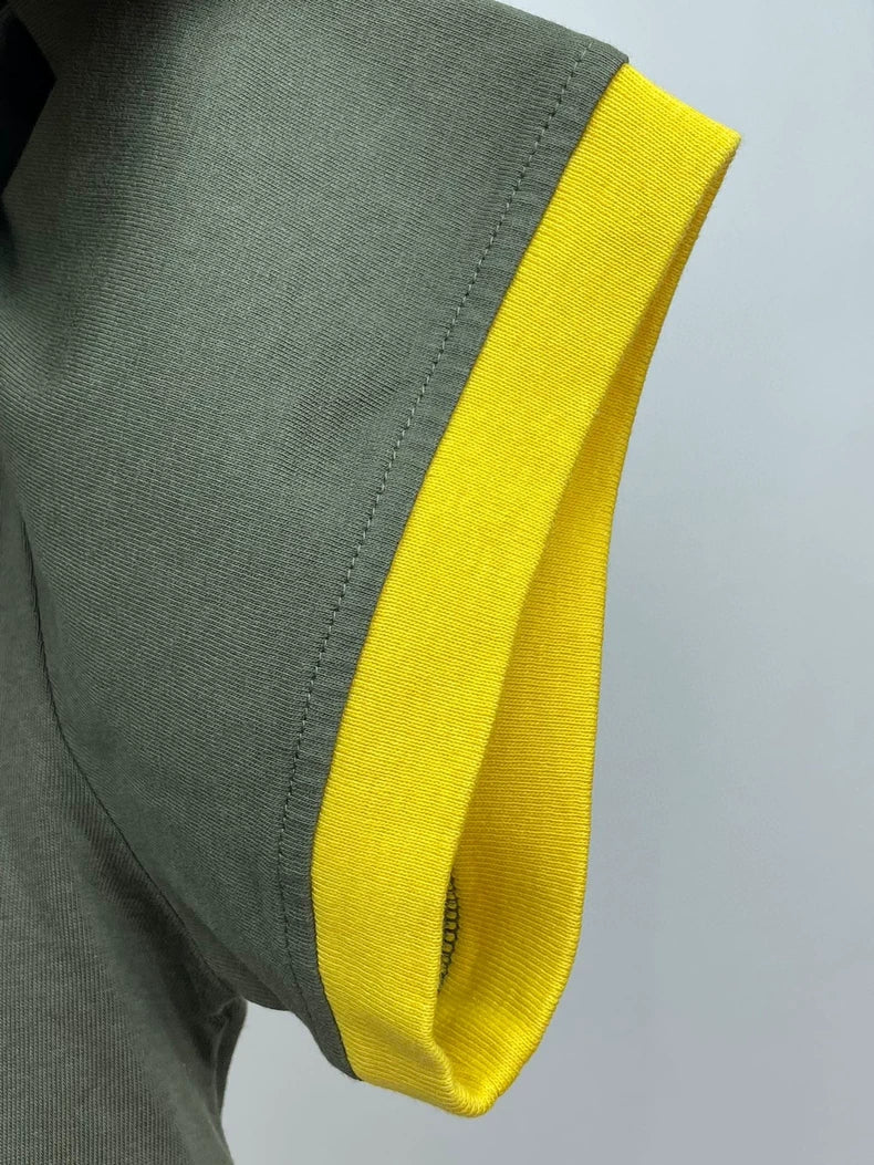 miumiu Colorblock Cropped T-Shirt