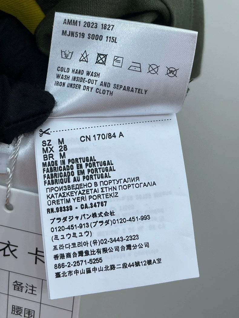 miumiu Colorblock Cropped T-Shirt