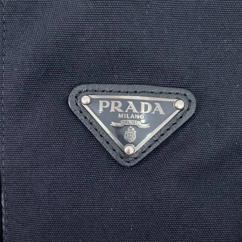 Prada Hooded Padded Jacket with Triangle Logo