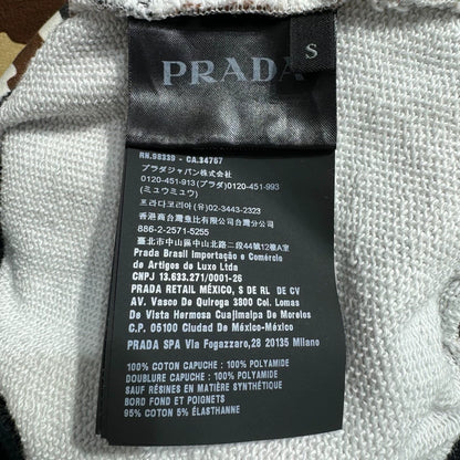 Prada Camo Triangle Logo Hoodie