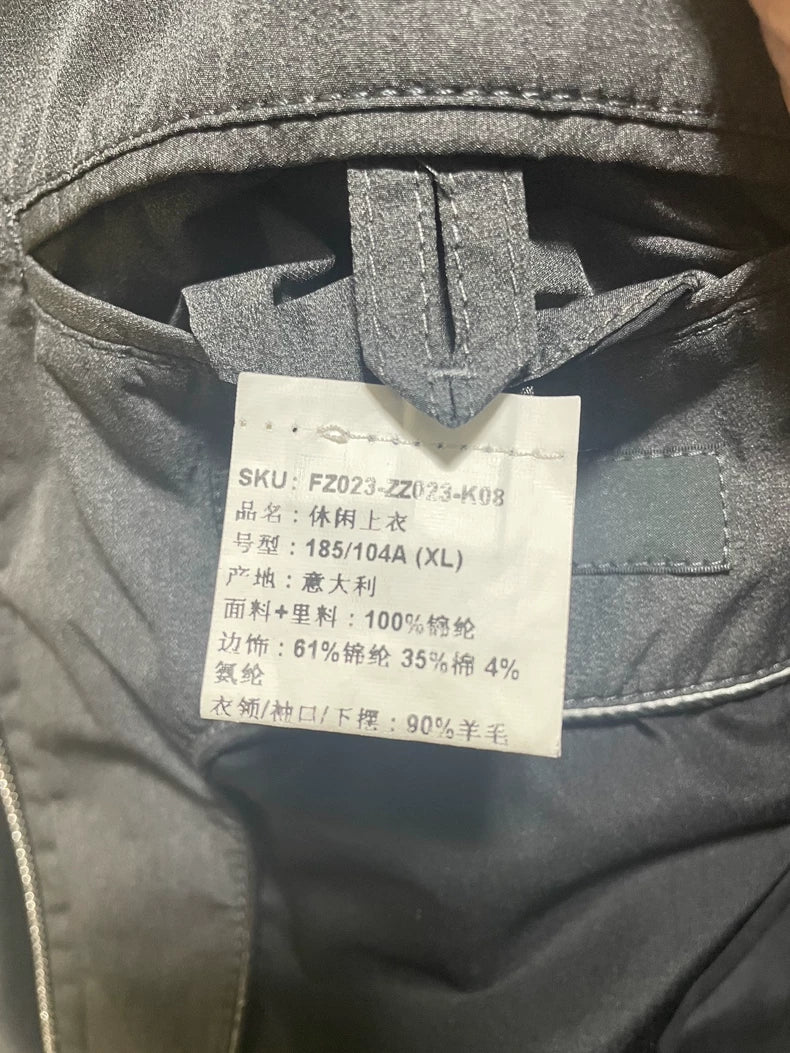 Ermenegildo Zegna Casual Jacket in Dark Gray