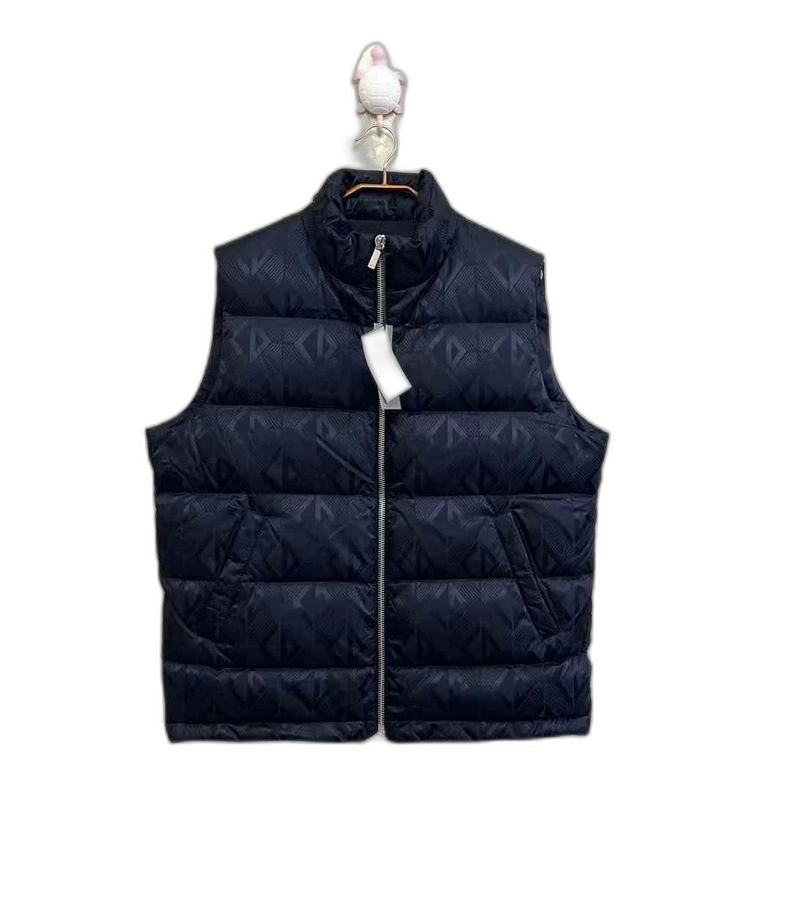Dior Black Logo Puffer Vest