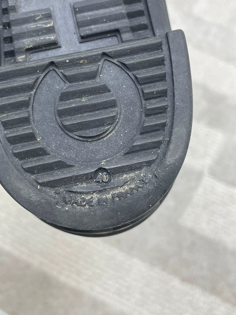 Chanel Black and White Rain Boots