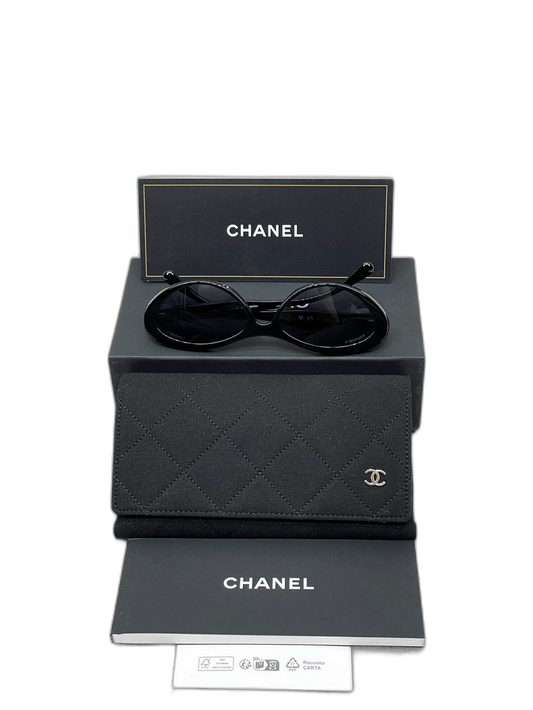 Chanel Cat Eye Sunglasses with Logo