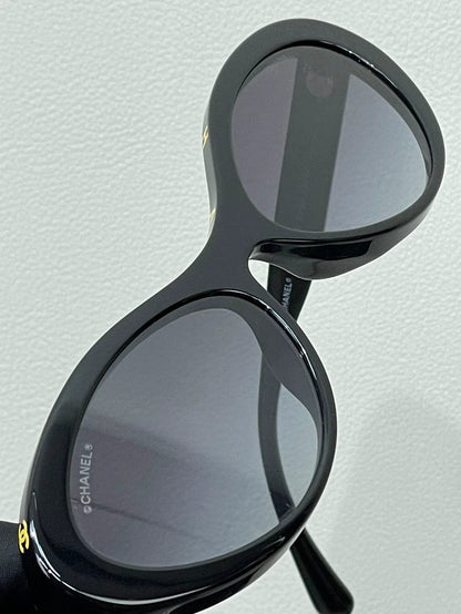 Chanel Cat Eye Sunglasses with Logo