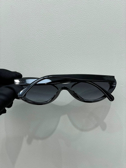 Chanel Cat Eye Sunglasses with Logo