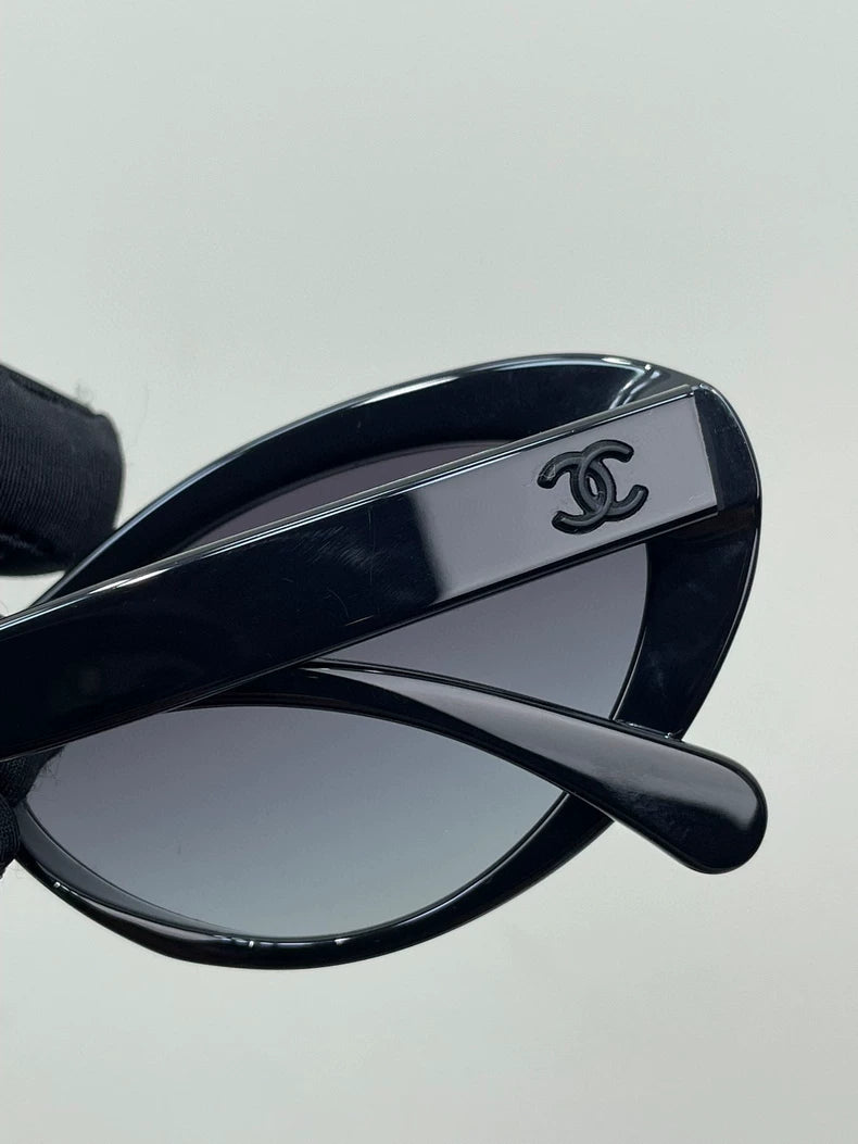 Chanel Cat Eye Sunglasses with Logo