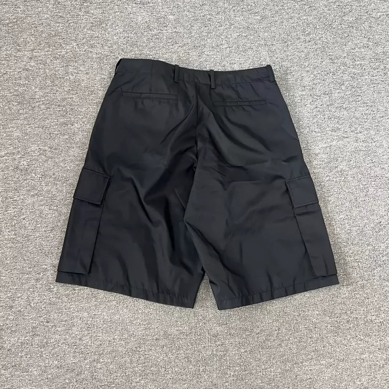 Prada Triangle Logo Nylon Shorts
