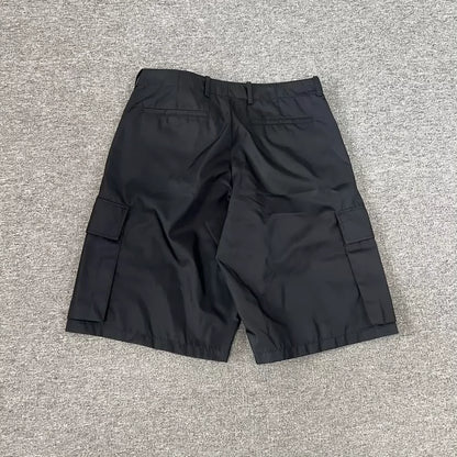 Prada Triangle Logo Nylon Shorts