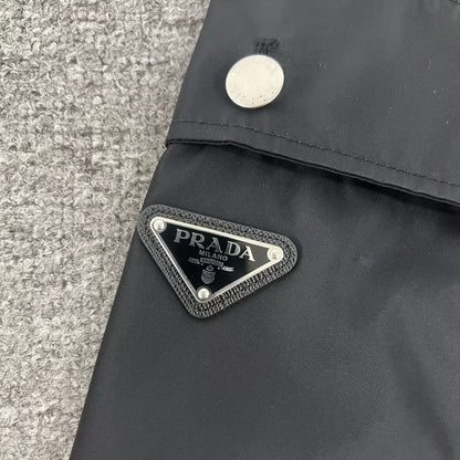 Prada Triangle Logo Nylon Shorts