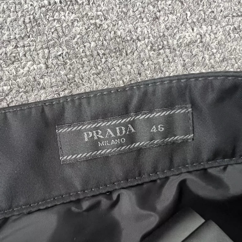 Prada Triangle Logo Nylon Shorts