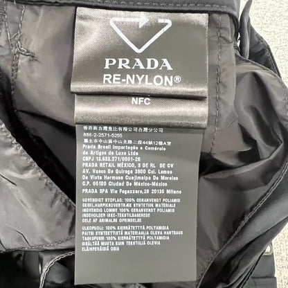 Prada Triangle Logo Nylon Shorts