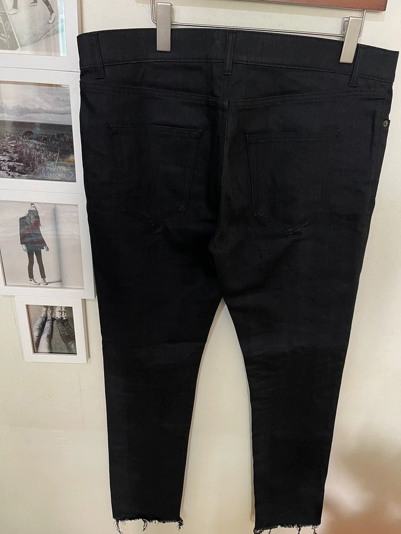 Saint Laurent Distressed Denim Pants D10