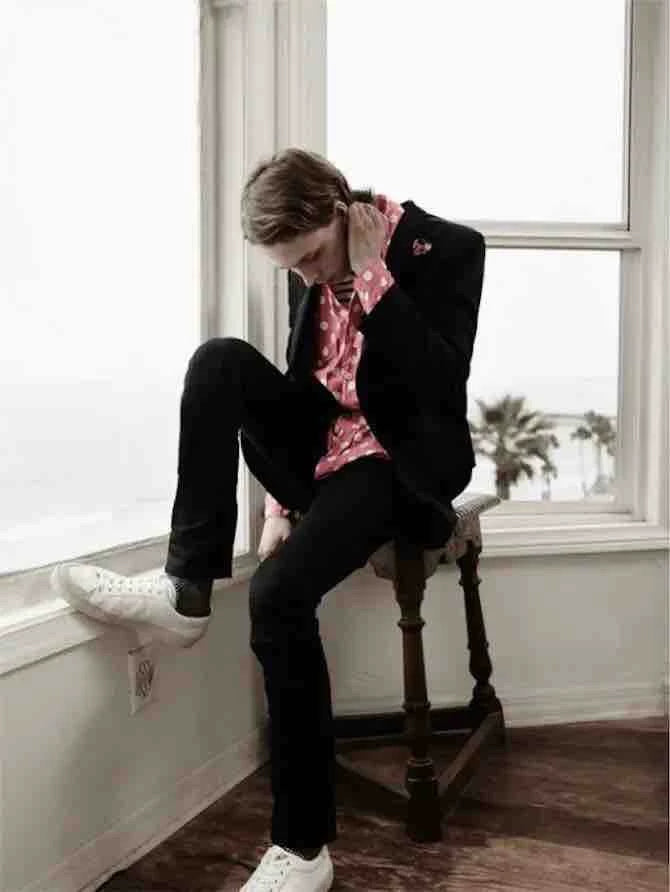 Saint Laurent Distressed Denim Pants D10