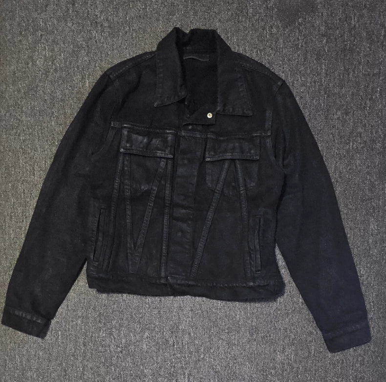 Amiri Coated Denim Jacket-yf