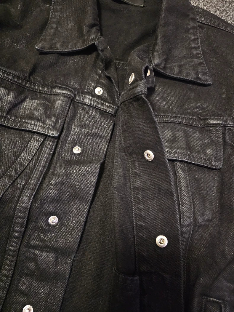 Amiri Coated Denim Jacket-yf