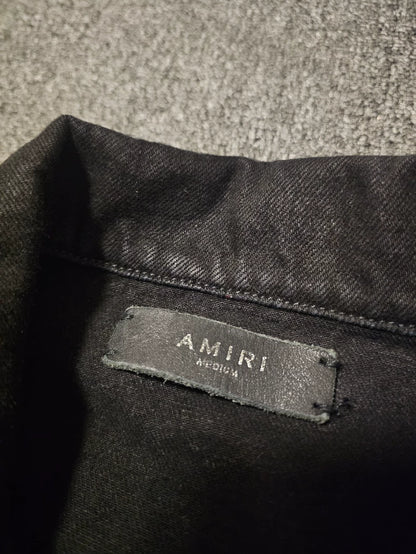 Amiri Coated Denim Jacket-yf