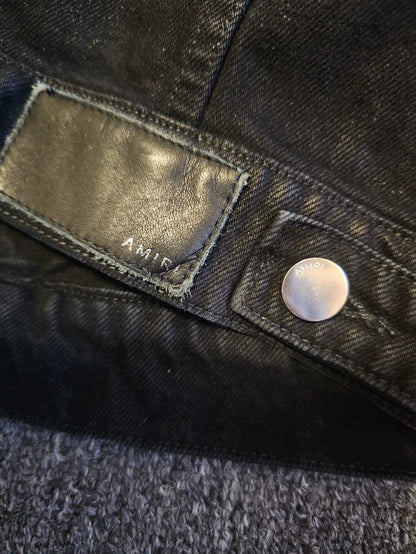 Amiri Coated Denim Jacket-yf