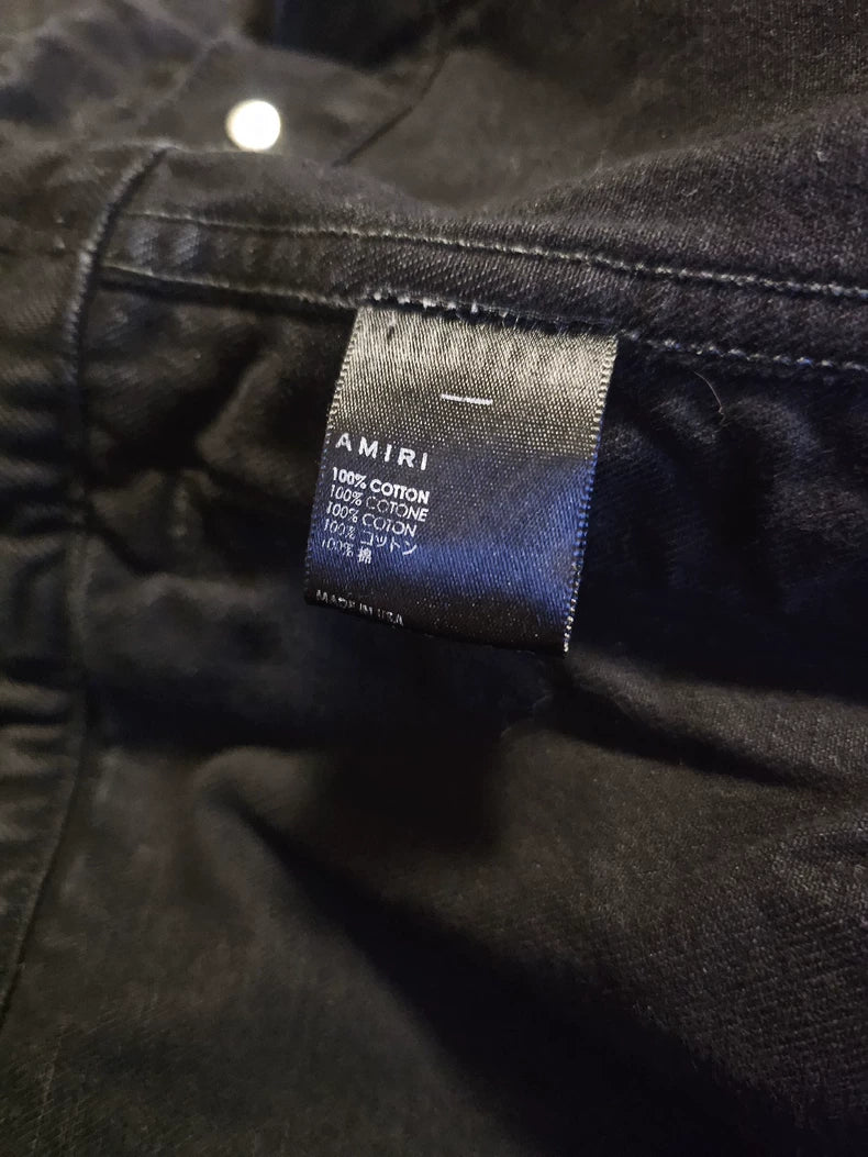 Amiri Coated Denim Jacket-yf