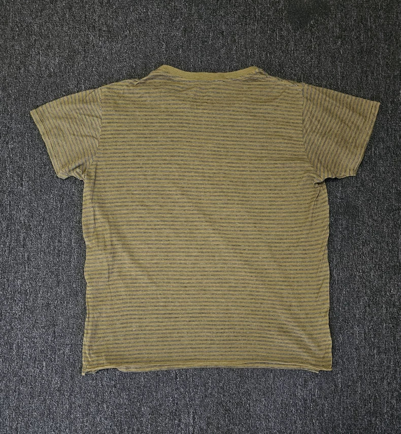 Saint Laurent Brown Plaid Short Sleeve T-shirt-yf