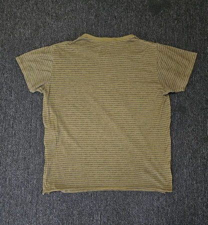 Saint Laurent Brown Plaid Short Sleeve T-shirt-yf