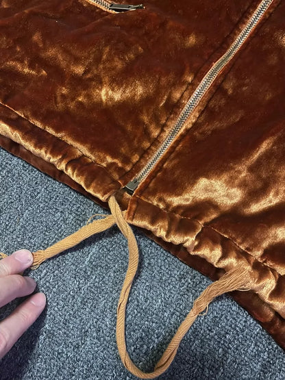 Saint Laurent Velvet Bomber Jacket-yf