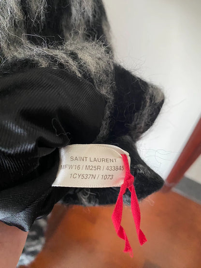 Saint Laurent Mohair Coat Size 46