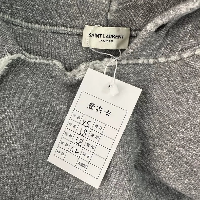 Saint Laurent Grey Hoodie for Women