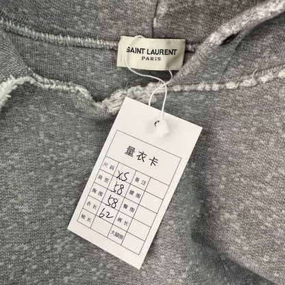 Saint Laurent Grey Hoodie for Women