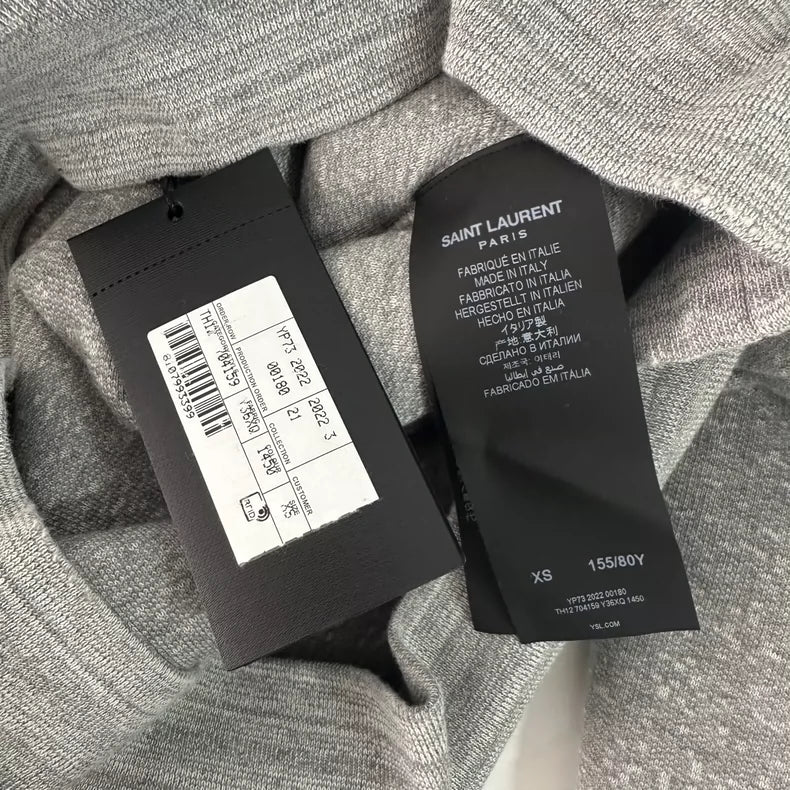 Saint Laurent Grey Hoodie for Women