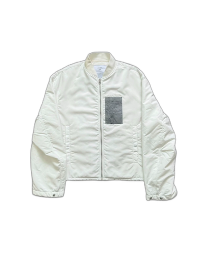 OAMC White Bomber Jacket-zp